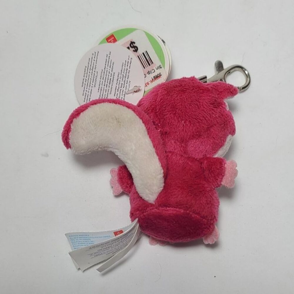Aurora World Inc. YooHoo 3.5" Chewoo Squirrel Keychain Plush Stuffed Animal - Picture 2 of 3